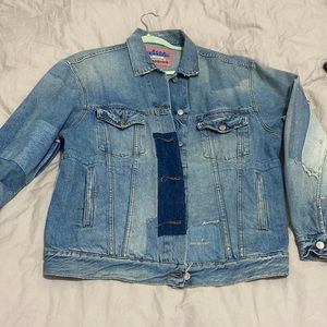 Acne studios jean size 36 womens jeans denim baggy jacket pocket patch